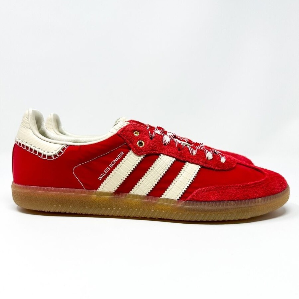 Rare Limited Edition Adidas x Wales Bonner Samba LowTop Sneakers Red/White 11.5